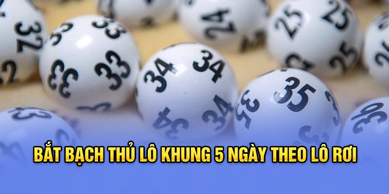 Bắt bạch thủ lô khung 5 ngày theo lô rơi 